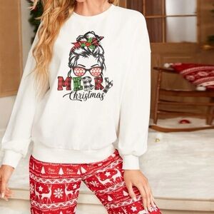 Merry Christmas Graphic Pullover